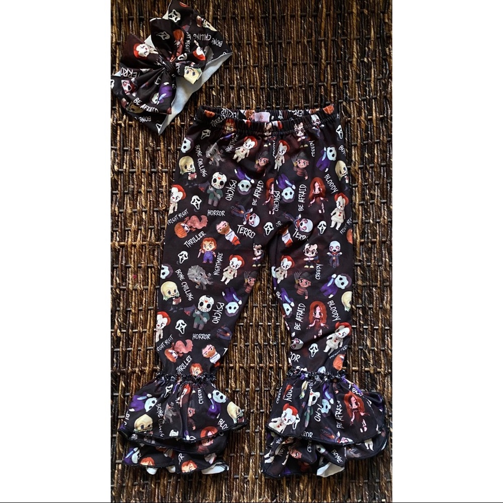 Halloween Pants w/Headband 🎃